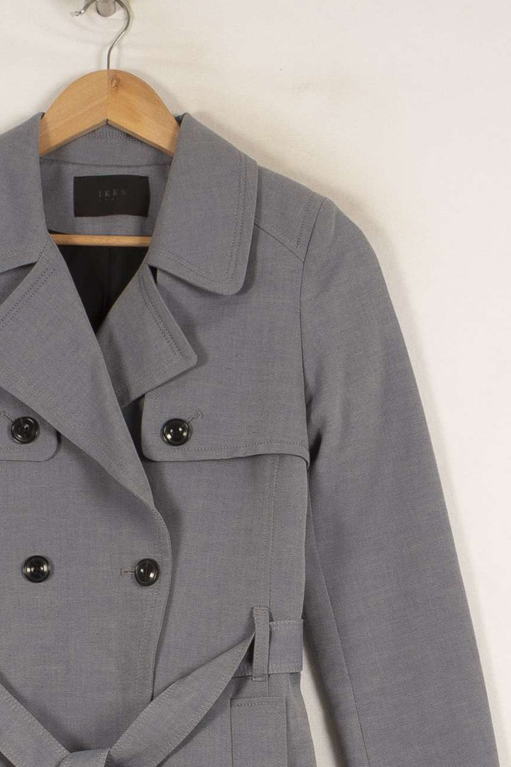 Trench Bleu - Taille XS/34 de la marque IKKS | PARAD37779 - Vendu par Paradigme - Image 2