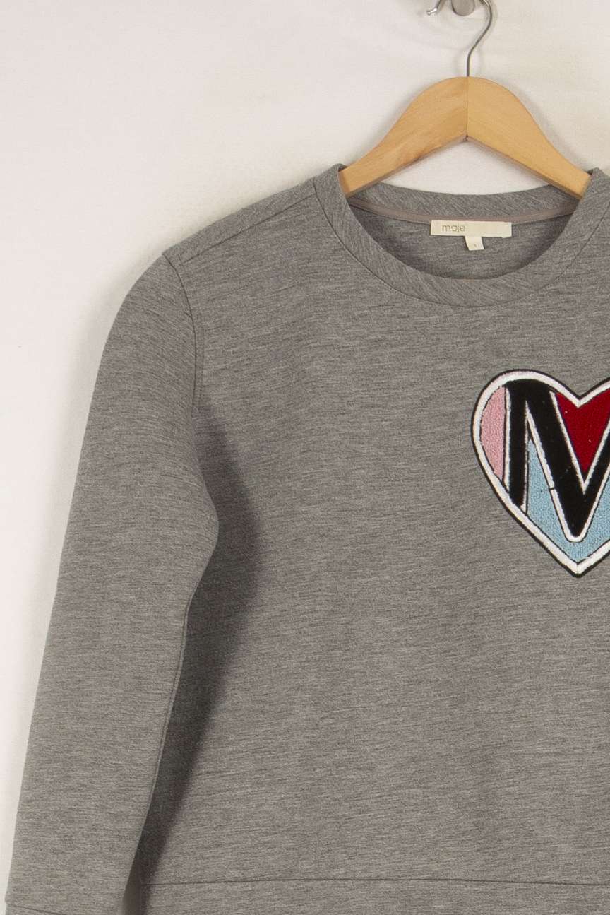 Pull gris - Taille S/36 de la marque Maje | PARAD37783 - Vendu par Paradigme - Image 2
