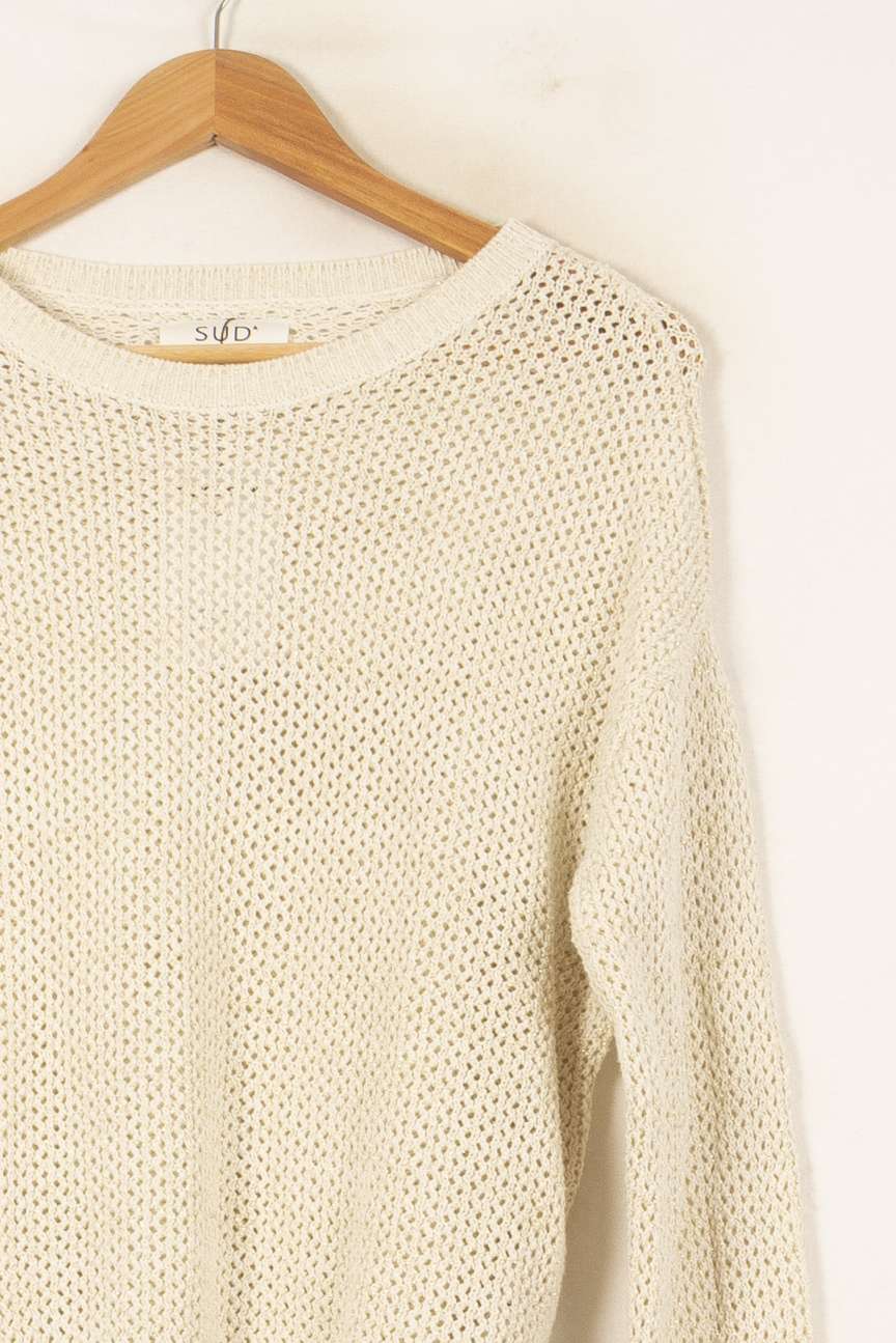 Pull Maille Beige - Taille M/38 de la marque Sud express | PARAD37808 - Vendu par Paradigme - Image 3