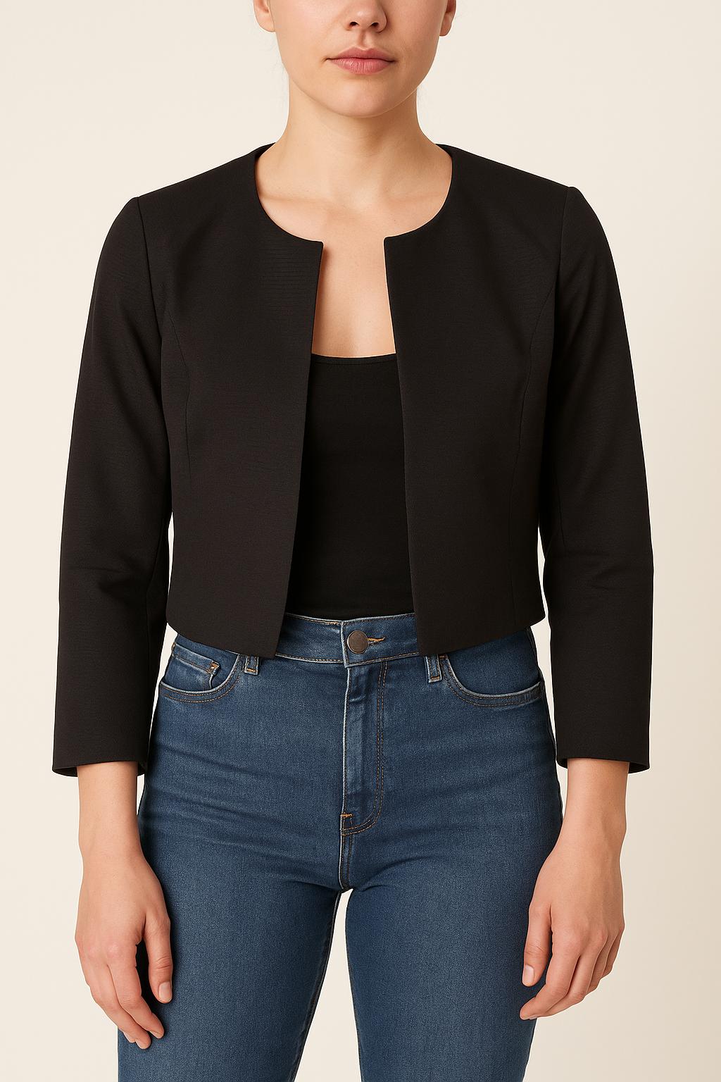 Veste Courte Bleue - Taille M/38 de la marque Maison 123 | PARAD37812 - Vendu par Paradigme - Image 1
