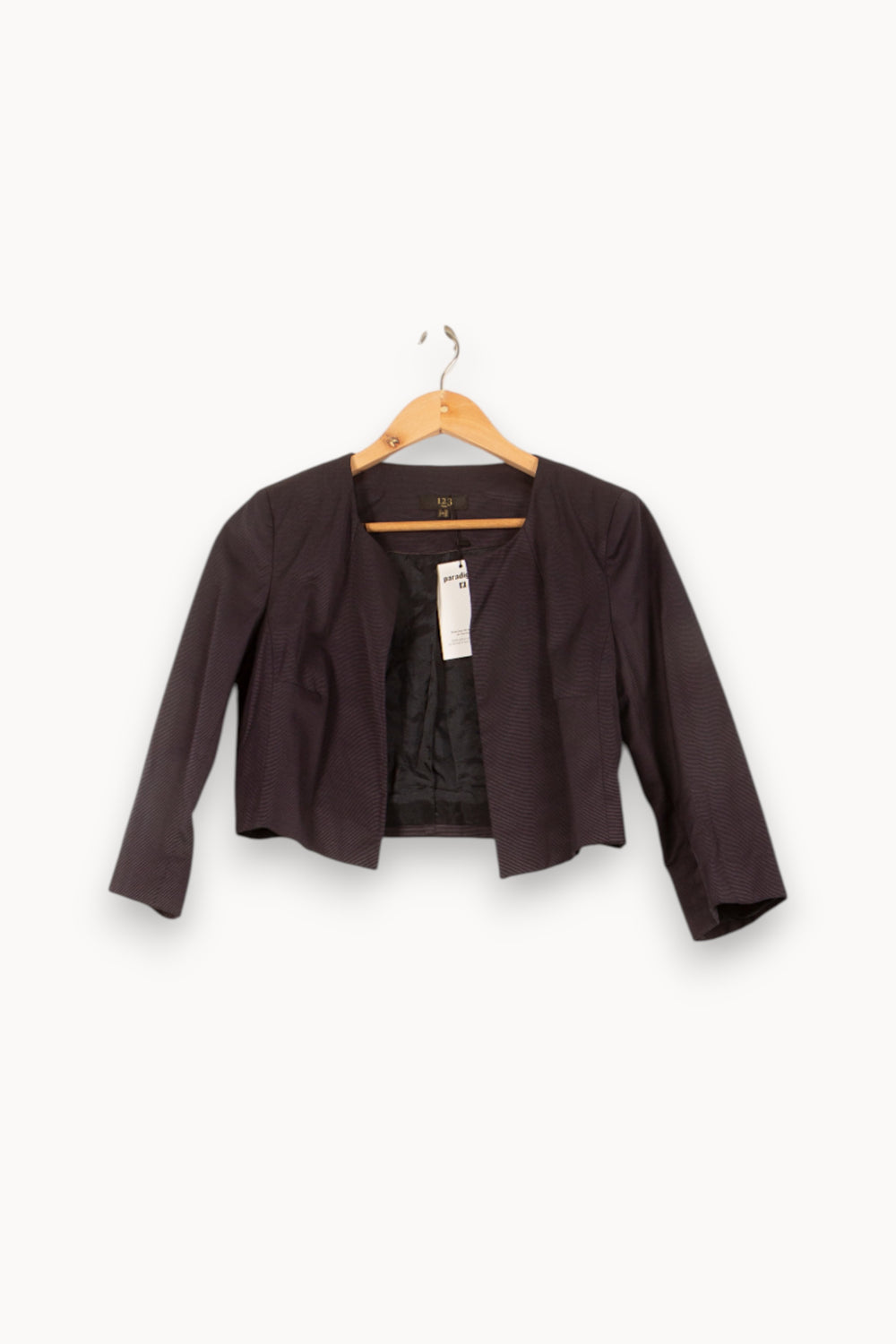 Veste Courte Bleue - Taille M/38 de la marque Maison 123 | PARAD37812 - Vendu par Paradigme - Image 2
