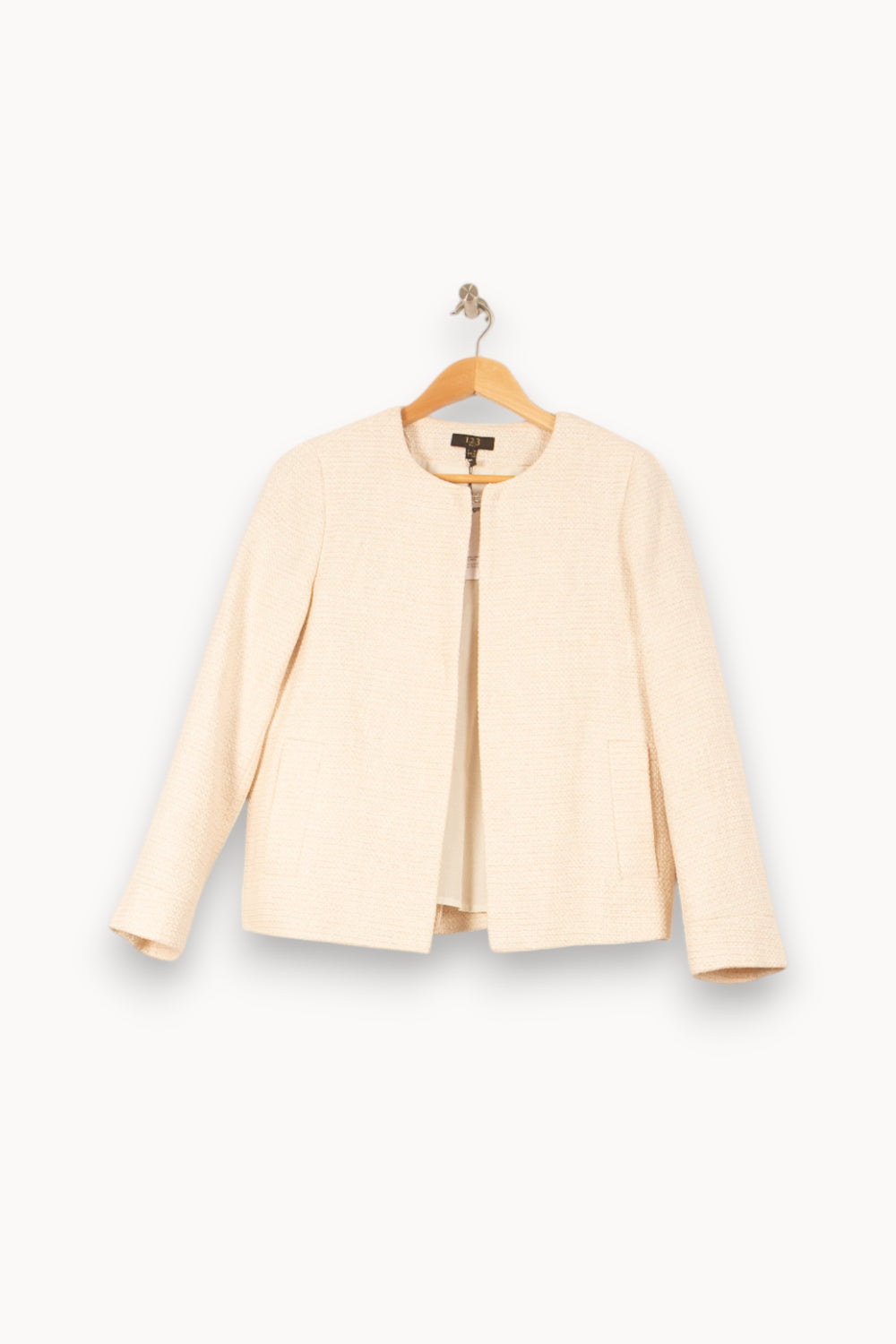 Veste Créme - Taille M/38 de la marque Maison 123 | PARAD37813 - Vendu par Paradigme - Image 2