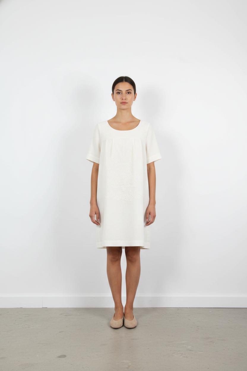 Robe Droite Beige - Taille XS/34