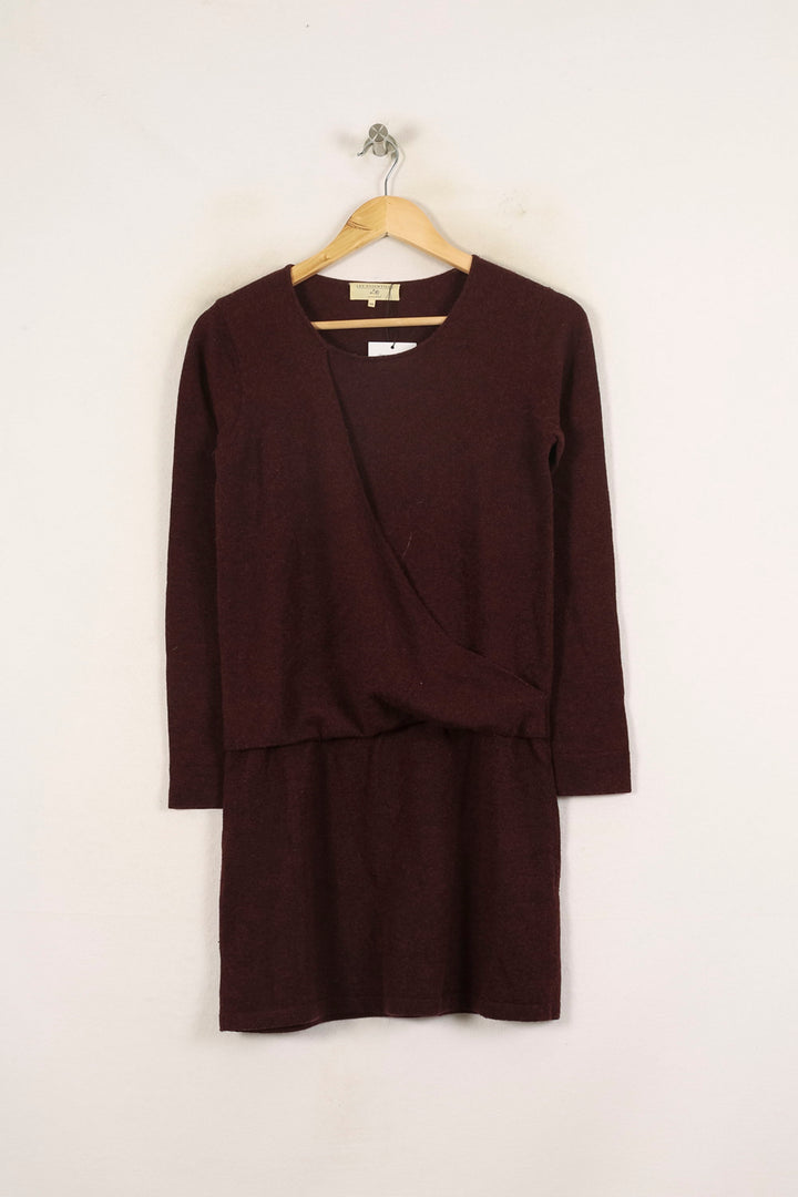 Robe Manches Longues Bordeaux - Taille XS/34 de la marque Essentiel Antwerp | PARAD37827 - Vendu par Paradigme - Image 2