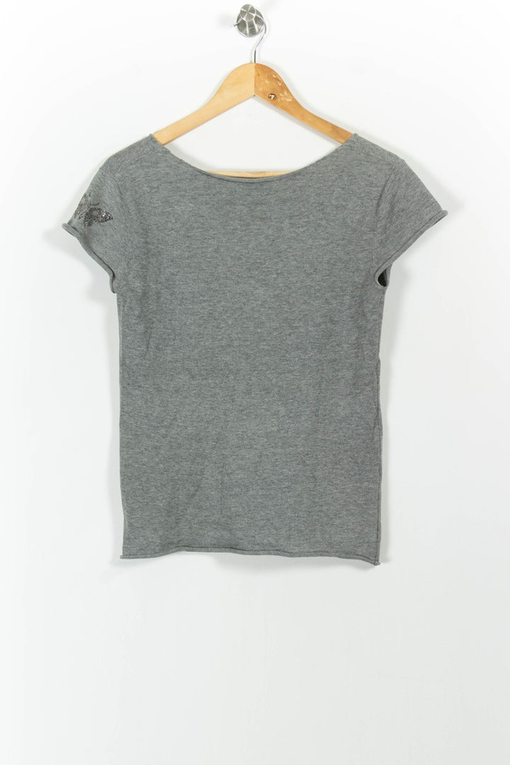 T-shirt Gris - Taille S/36 de la marque Zadig&Voltaire | PARAD37831 - Vendu par Paradigme - Image 4