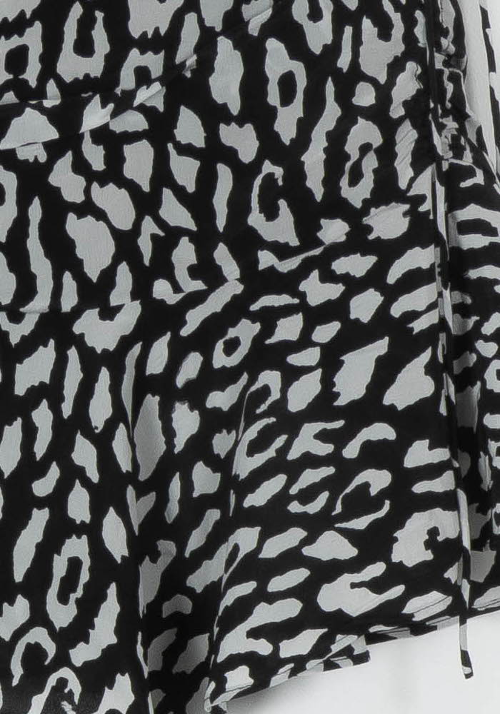 Jupe Volantée Noire et Blanche - Taille S/36 de la marque The Kooples | PARAD37839 - Vendu par Paradigme - Image 3