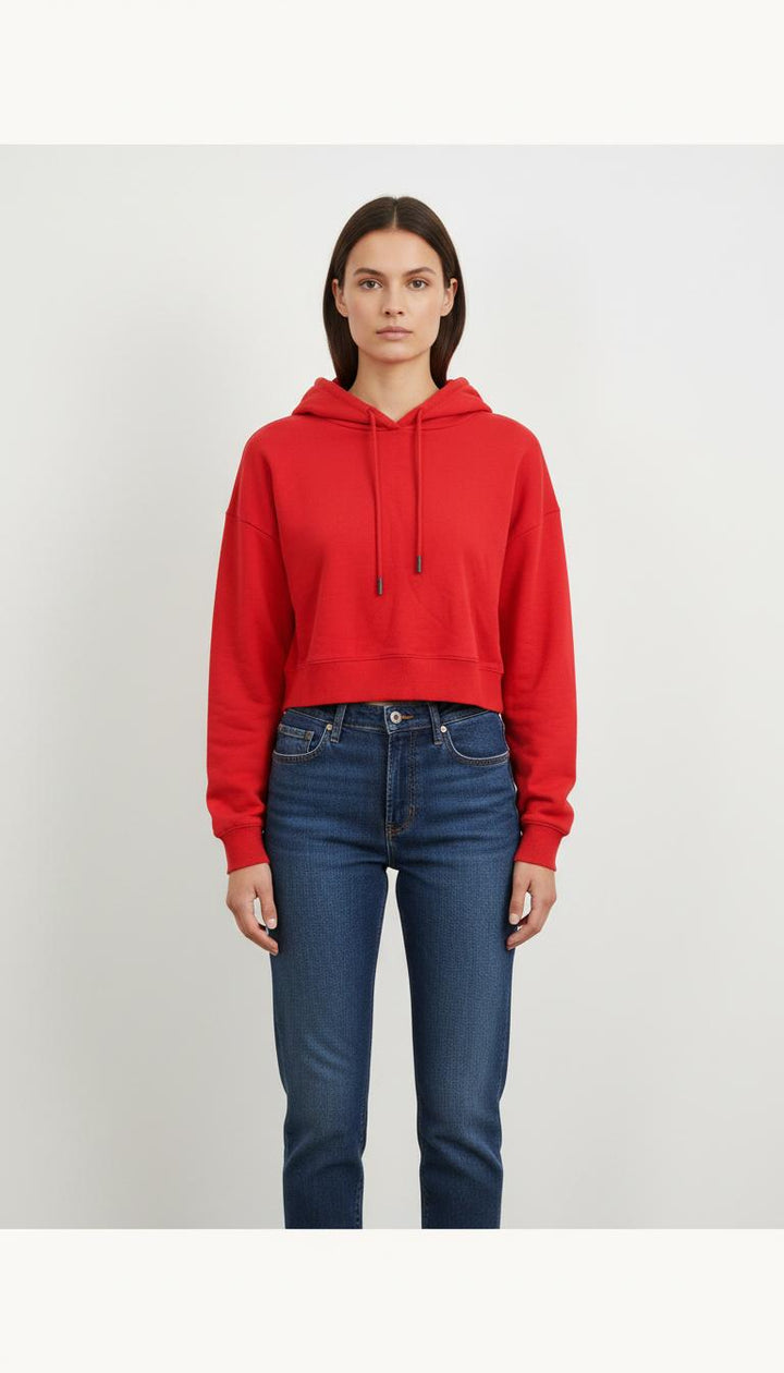 Sweat à Capuche Rouge - Taille M/38