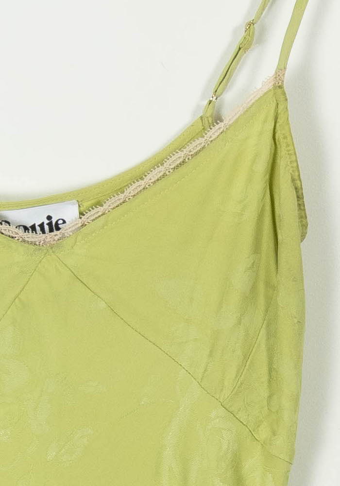 Robe Nuisette Verte et Beige - Taille S/36 de la marque Rouje | PARAD37842 - Vendu par Paradigme - Image 3