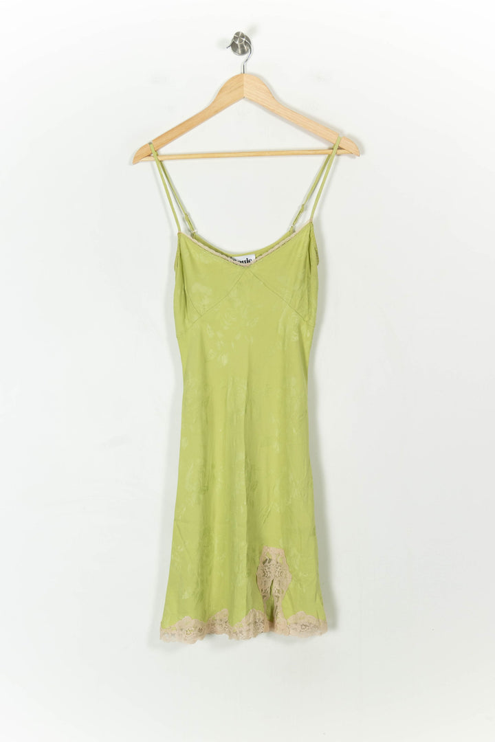 Robe Nuisette Verte et Beige - Taille S/36 de la marque Rouje | PARAD37842 - Vendu par Paradigme - Image 2