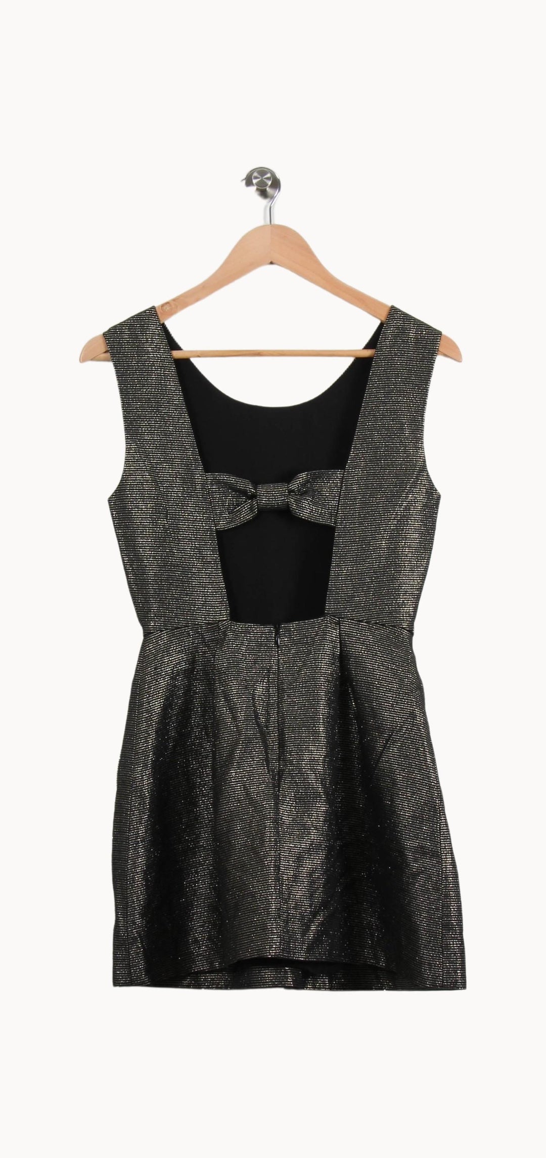Robe Courte Dorée - Taille M/38 de la marque Claudie Pierlot | PARAD37844 - Vendu par Paradigme - Image 4