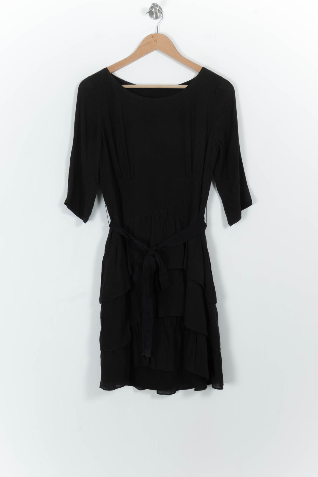Robe Courte Noire - Taille M/38 de la marque Sandro | PARAD37846 - Vendu par Paradigme - Image 2