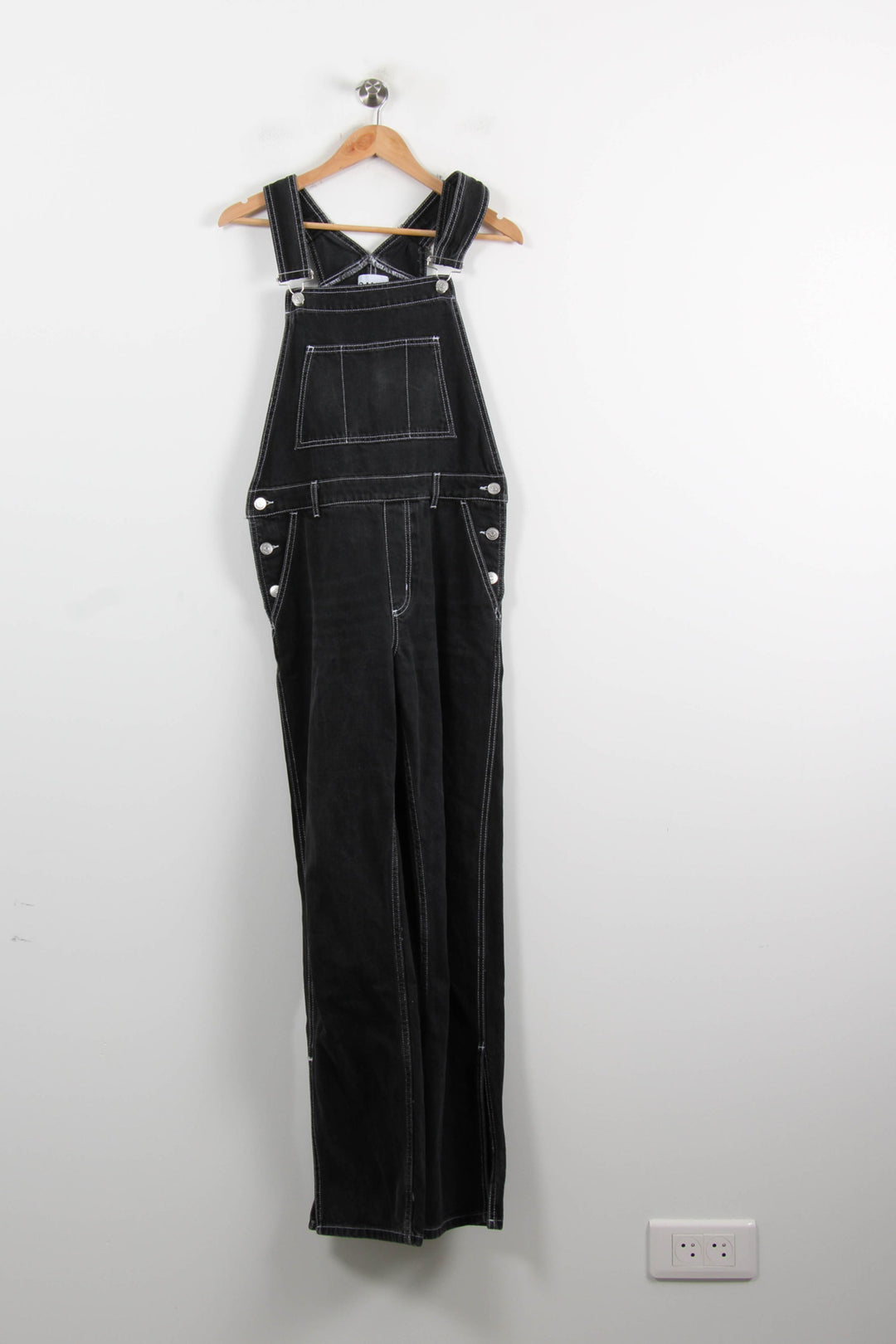 Salopette Noire - Taille S/36 de la marque Ganni | PARAD37855 - Vendu par Paradigme - Image 2
