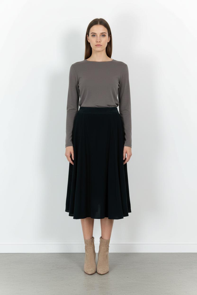 Jupe Midi Bleue - Taille M/38 de la marque Comptoir des Cotonniers | PARAD37859 - Vendu par Paradigme - Image 1