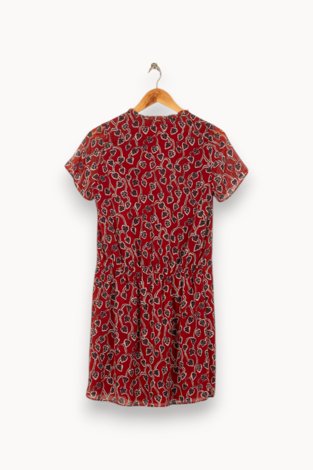 Robe Portefeuille Bordeaux et Noir - Taille S/36 de la marque IKKS | PARAD37877 - Vendu par Paradigme - Image 4