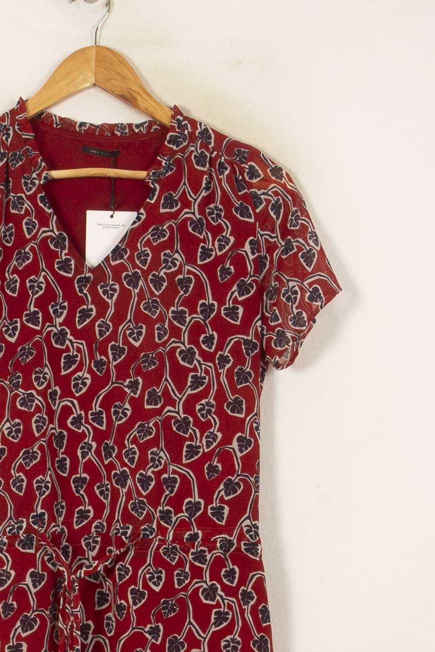 Robe Portefeuille Bordeaux et Noir - Taille S/36 de la marque IKKS | PARAD37877 - Vendu par Paradigme - Image 3