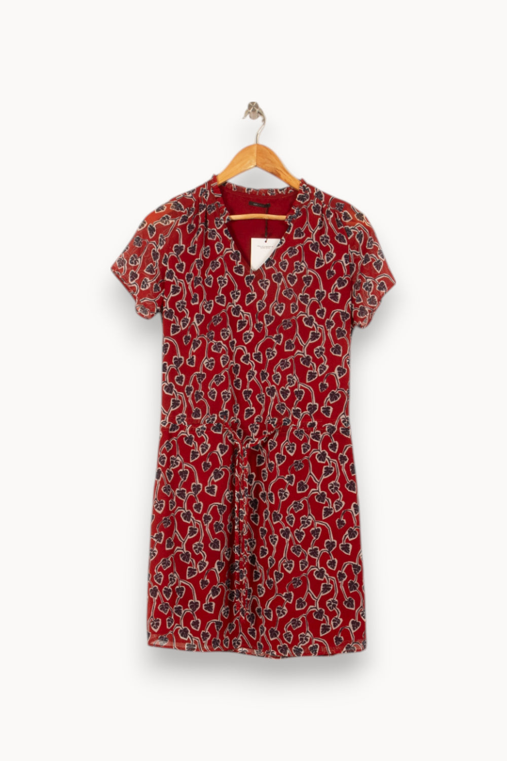 Robe Portefeuille Bordeaux et Noir - Taille S/36 de la marque IKKS | PARAD37877 - Vendu par Paradigme - Image 2