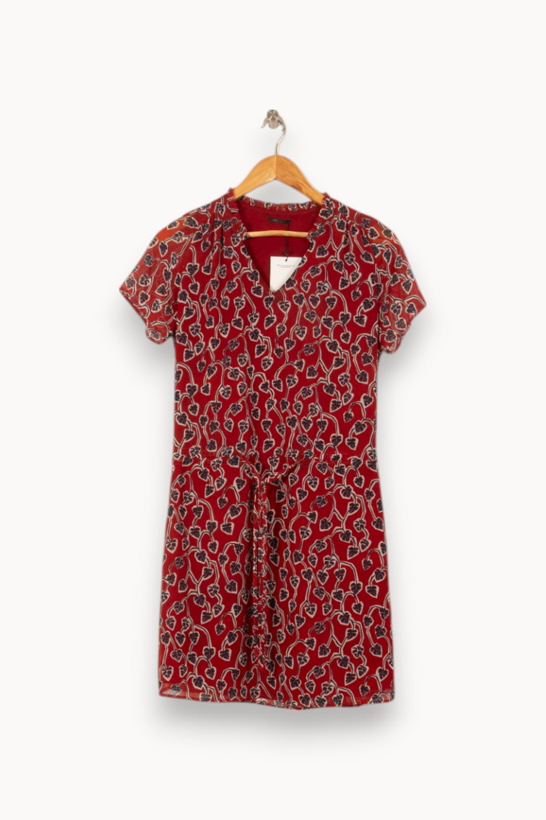 Robe Portefeuille Bordeaux et Noir - Taille S/36 de la marque IKKS | PARAD37877 - Vendu par Paradigme - Image 2