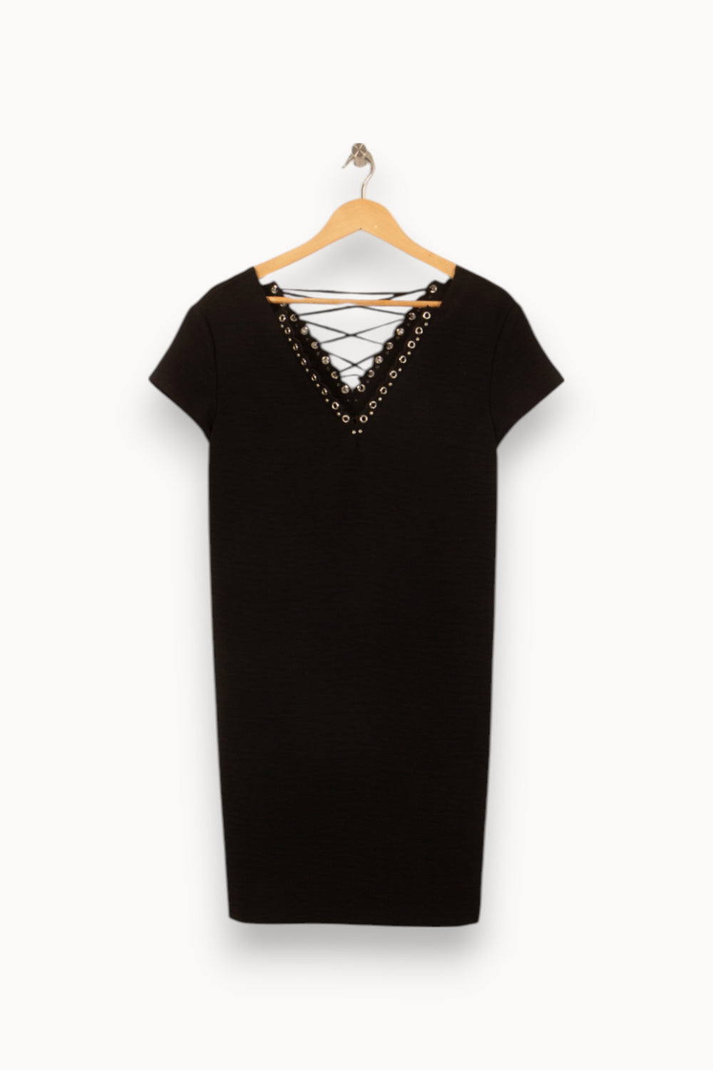 Robe Courte Noire - Taille S/36 de la marque IKKS | PARAD37879 - Vendu par Paradigme - Image 2