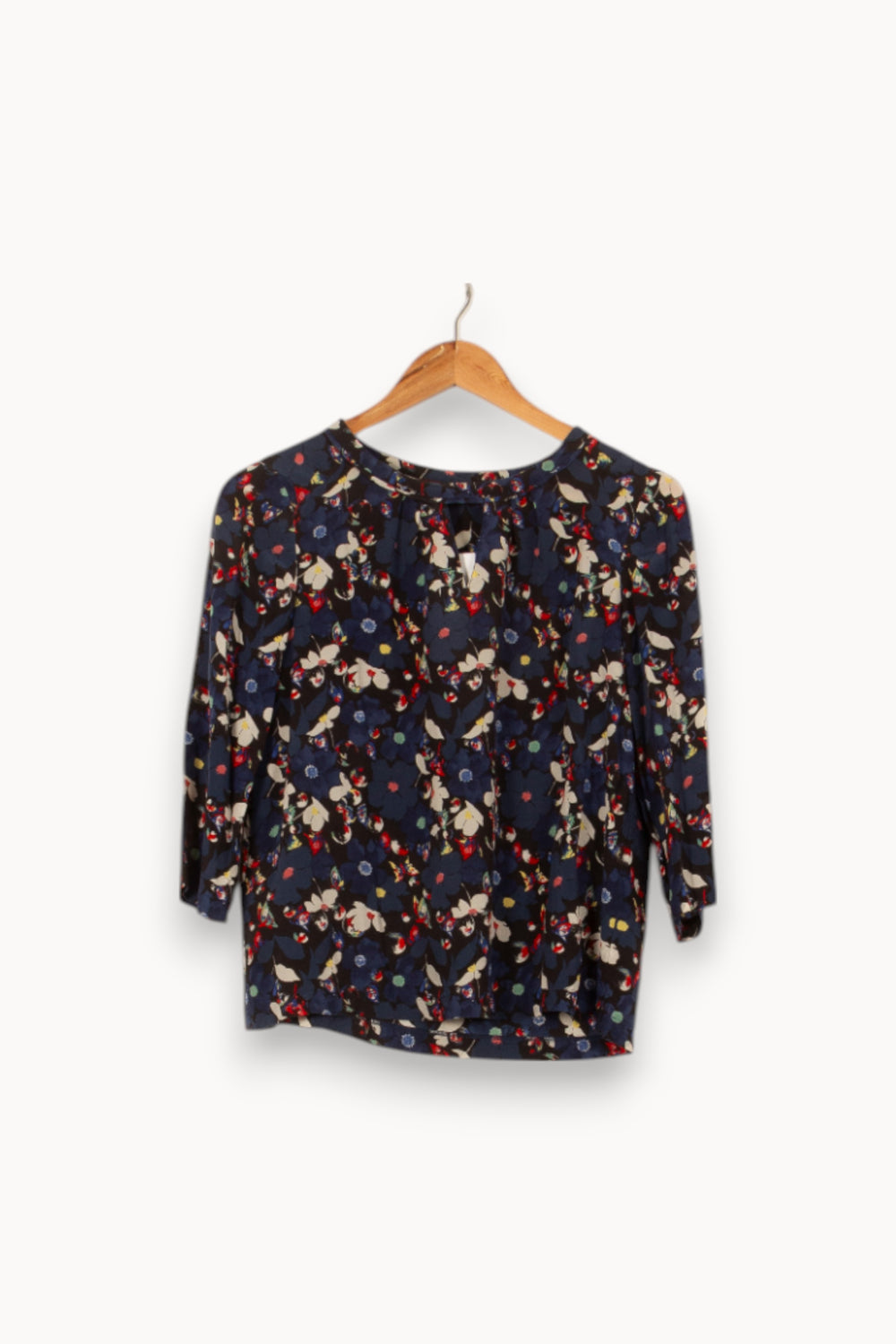 Blouse Bleue à Fleurs - Taille S/36 de la marque Comptoir des Cotonniers | PARAD37884 - Vendu par Paradigme - Image 2