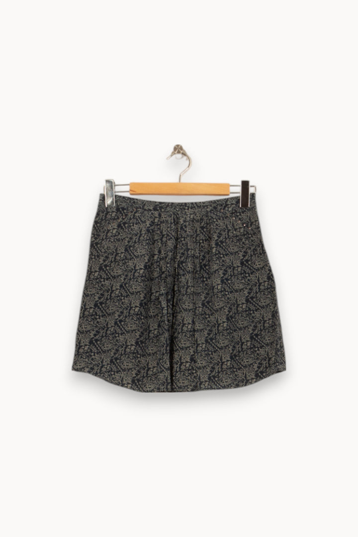 Jupe Courte Bleue - Taille S/36 de la marque Comptoir des Cotonniers | PARAD37885 - Vendu par Paradigme - Image 2