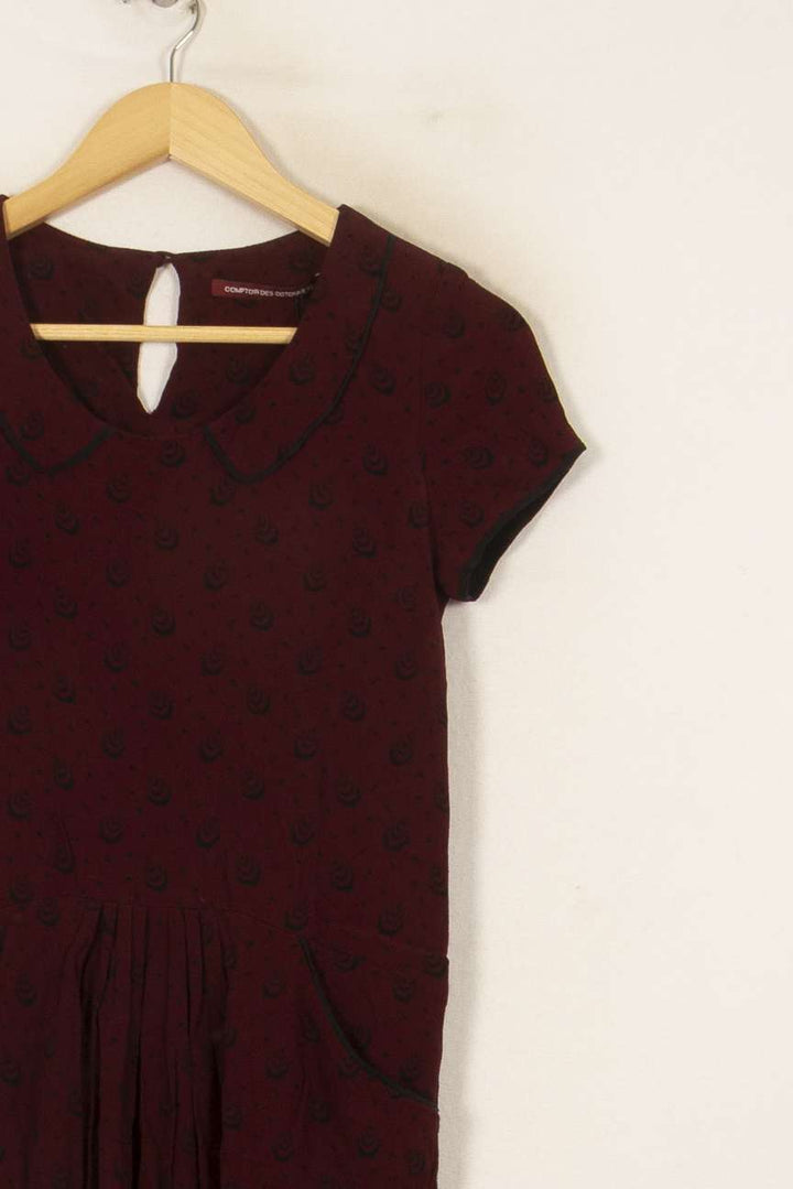 Robe Courte Bordeaux - Taille XS/34 de la marque Comptoir des Cotonniers | PARAD37891 - Vendu par Paradigme - Image 3