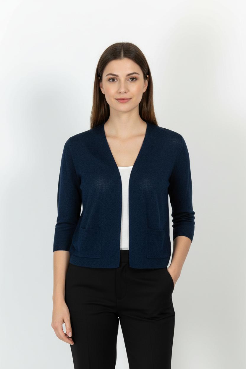 Gilet Bleu - Taille M/38 de la marque La Fée Maraboutée | PARAD37893 - Vendu par Paradigme - Image 1