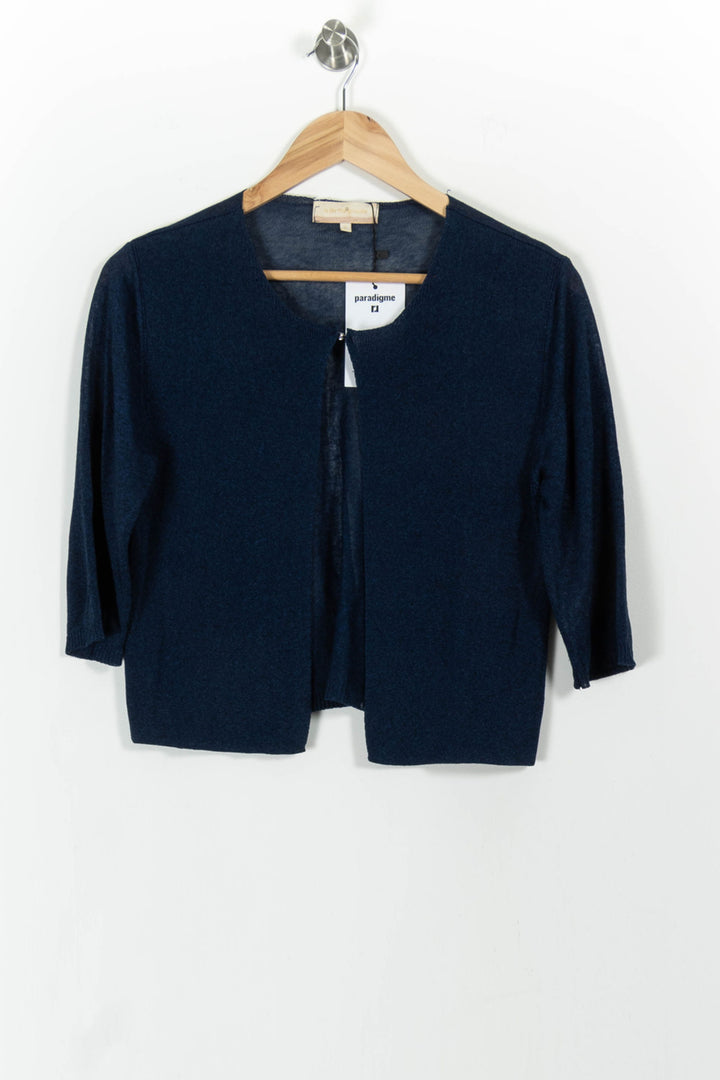 Gilet Bleu - Taille M/38 de la marque La Fée Maraboutée | PARAD37893 - Vendu par Paradigme - Image 2