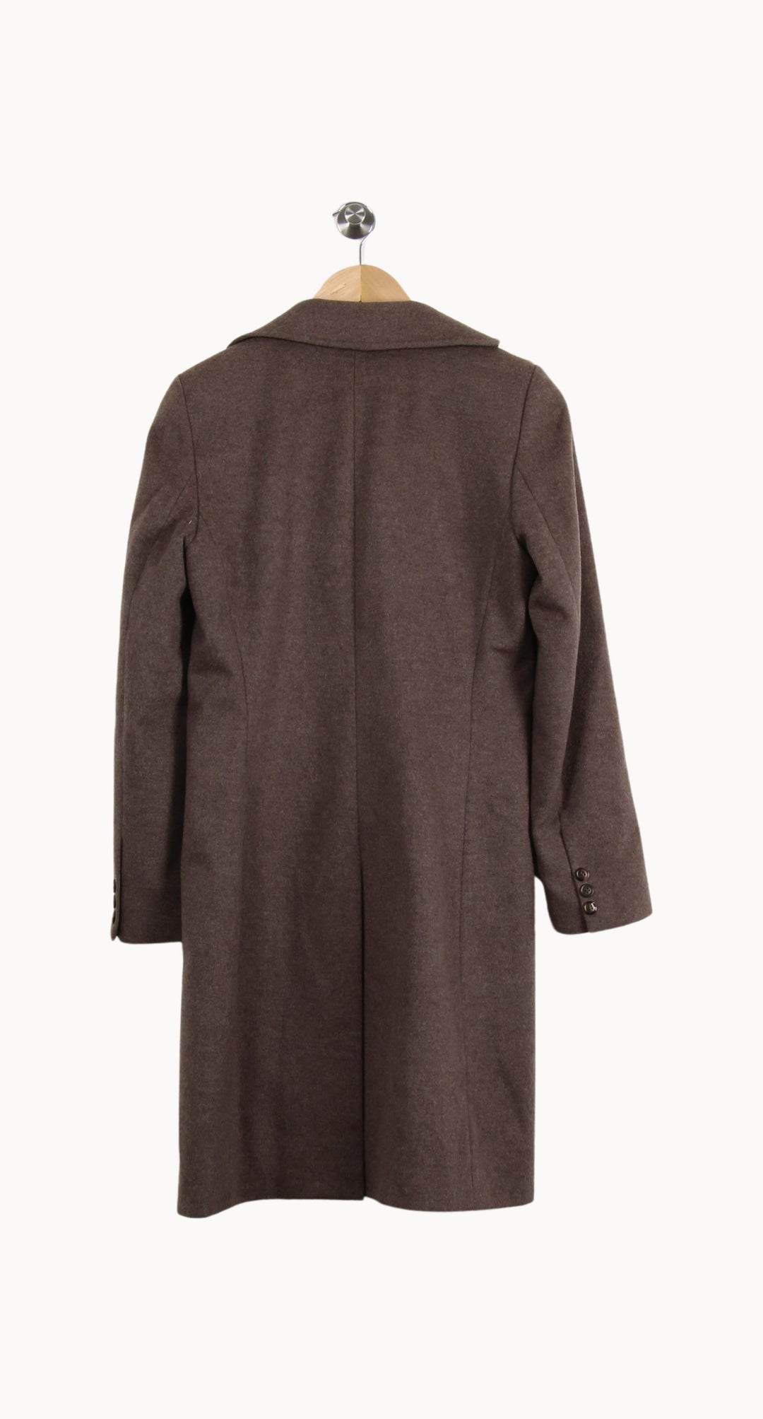 Manteau Marron - Taille S/36 de la marque Eric Bompard | PARAD37906 - Vendu par Paradigme - Image 4