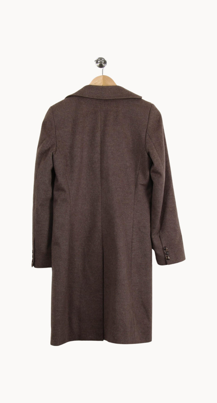 Manteau Marron - Taille S/36 de la marque Eric Bompard | PARAD37906 - Vendu par Paradigme - Image 4