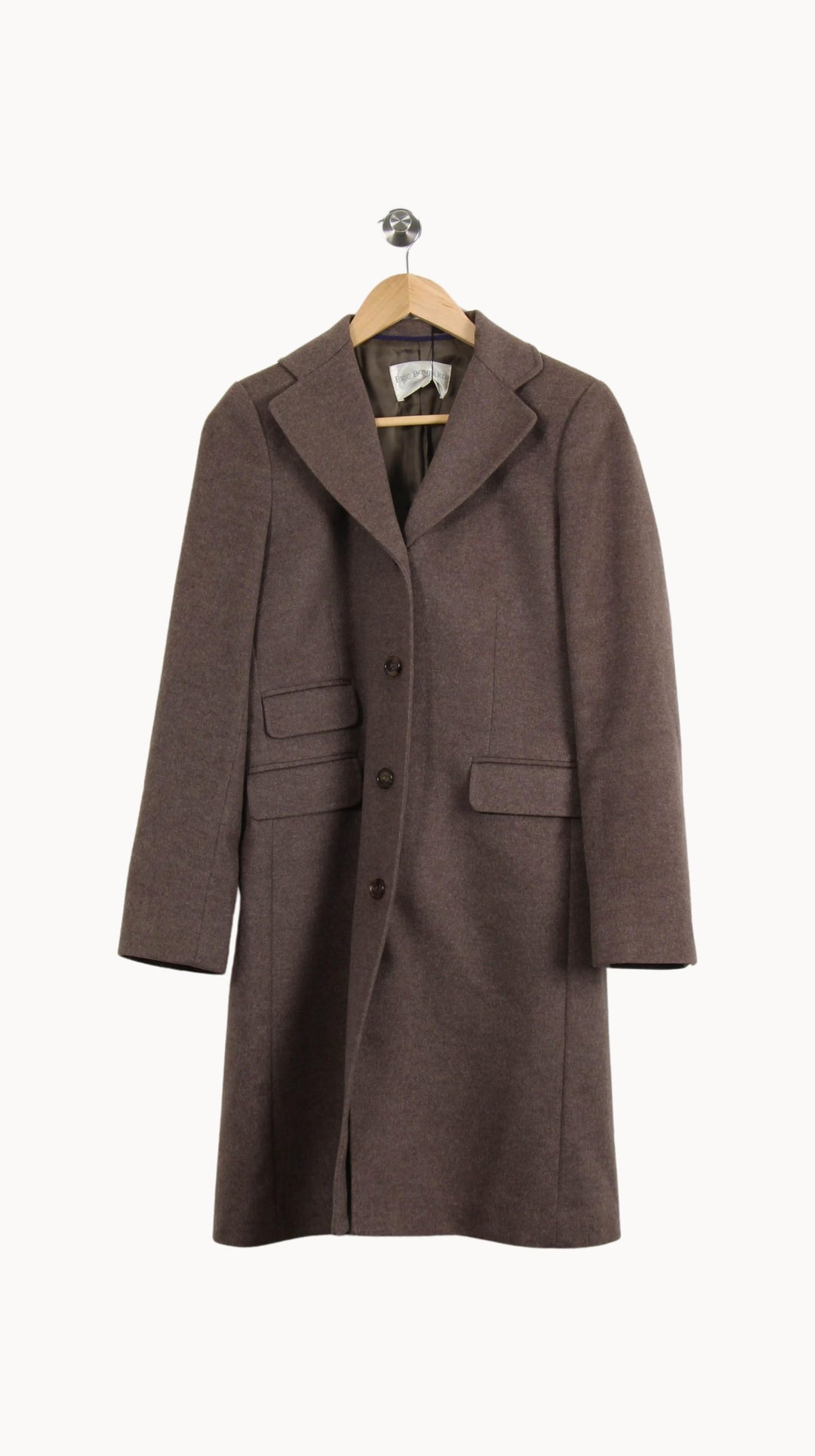 Manteau Marron - Taille S/36 de la marque Eric Bompard | PARAD37906 - Vendu par Paradigme - Image 2