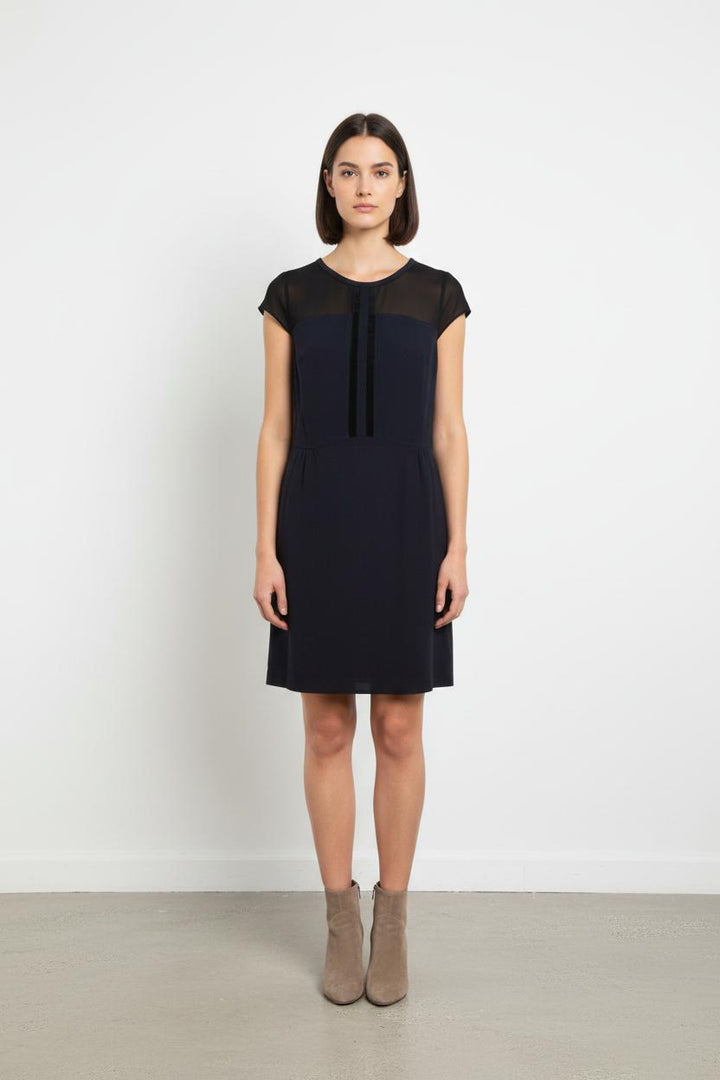 Robe Courte Bleu Marine - Taille L/40
