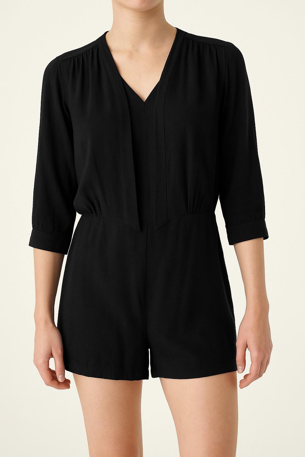 Combishort Noir - Taille XS/34 de la marque ba&sh | PARAD37936 - Vendu par Paradigme - Image 1