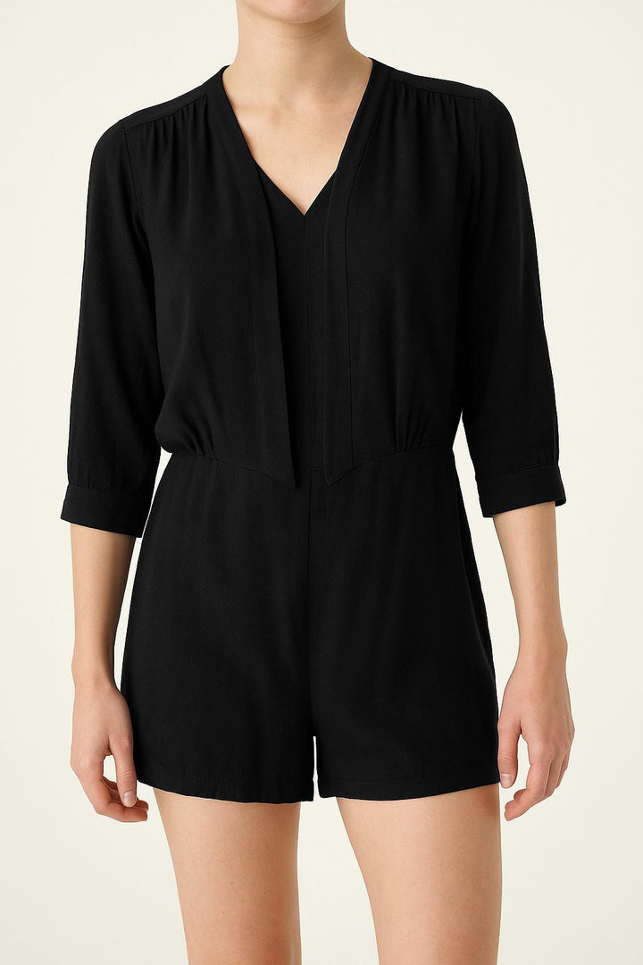 Combishort Noir - Taille XS/34 de la marque ba&sh | PARAD37936 - Vendu par Paradigme - Image 1