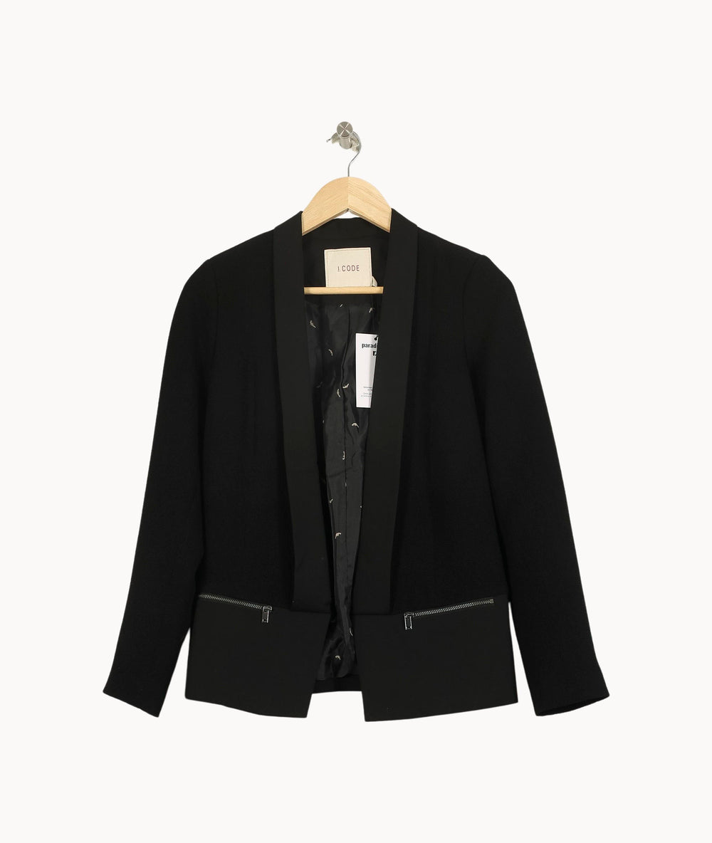 Blazer Noir - Taille XS/34 de la marque I.Code | PARAD37937 - Vendu par Paradigme - Image 2