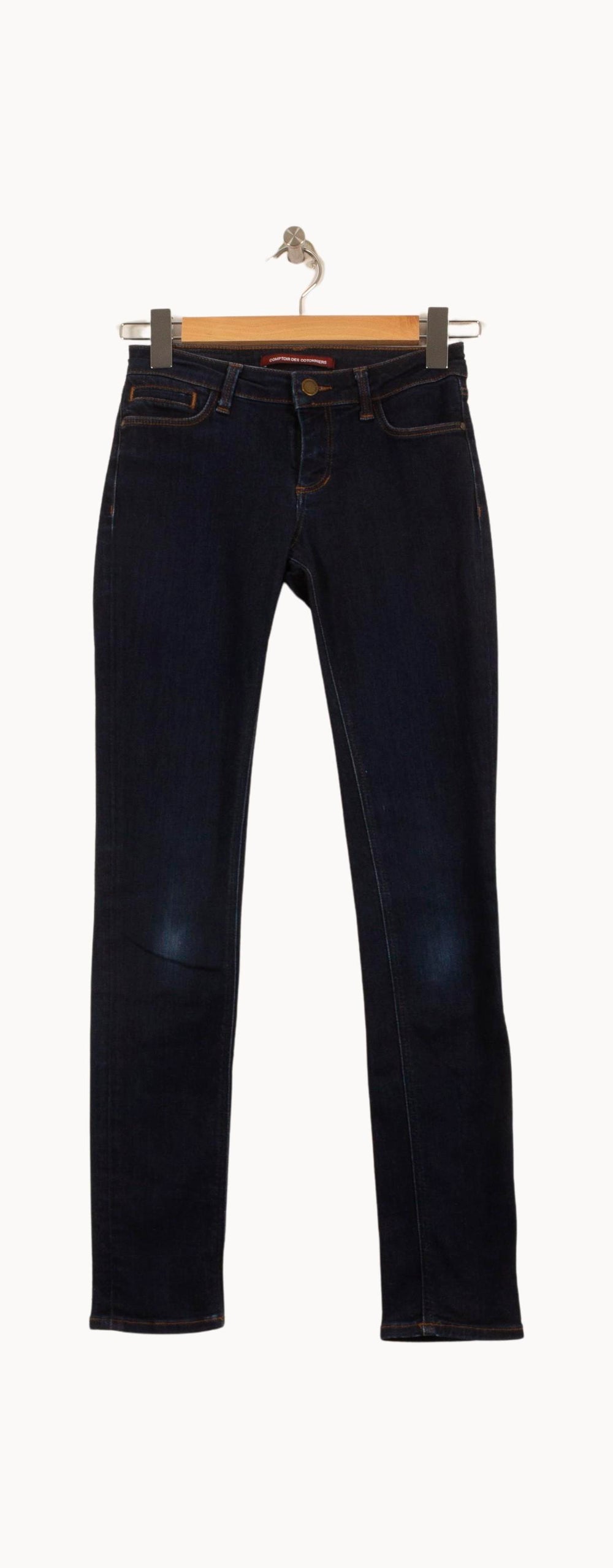 Jean Slim Bleu - Taille XS/34 de la marque Comptoir des Cotonniers | PARAD37938 - Vendu par Paradigme - Image 2