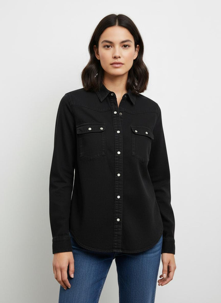 Chemise Noire - Taille XS/34