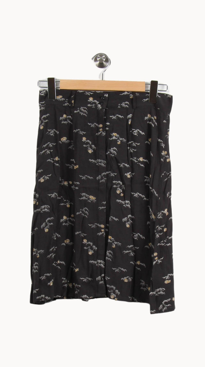 Jupe Courte Noire et Blanche - Taille M/38 de la marque Sessùn | PARAD37946 - Vendu par Paradigme - Image 2