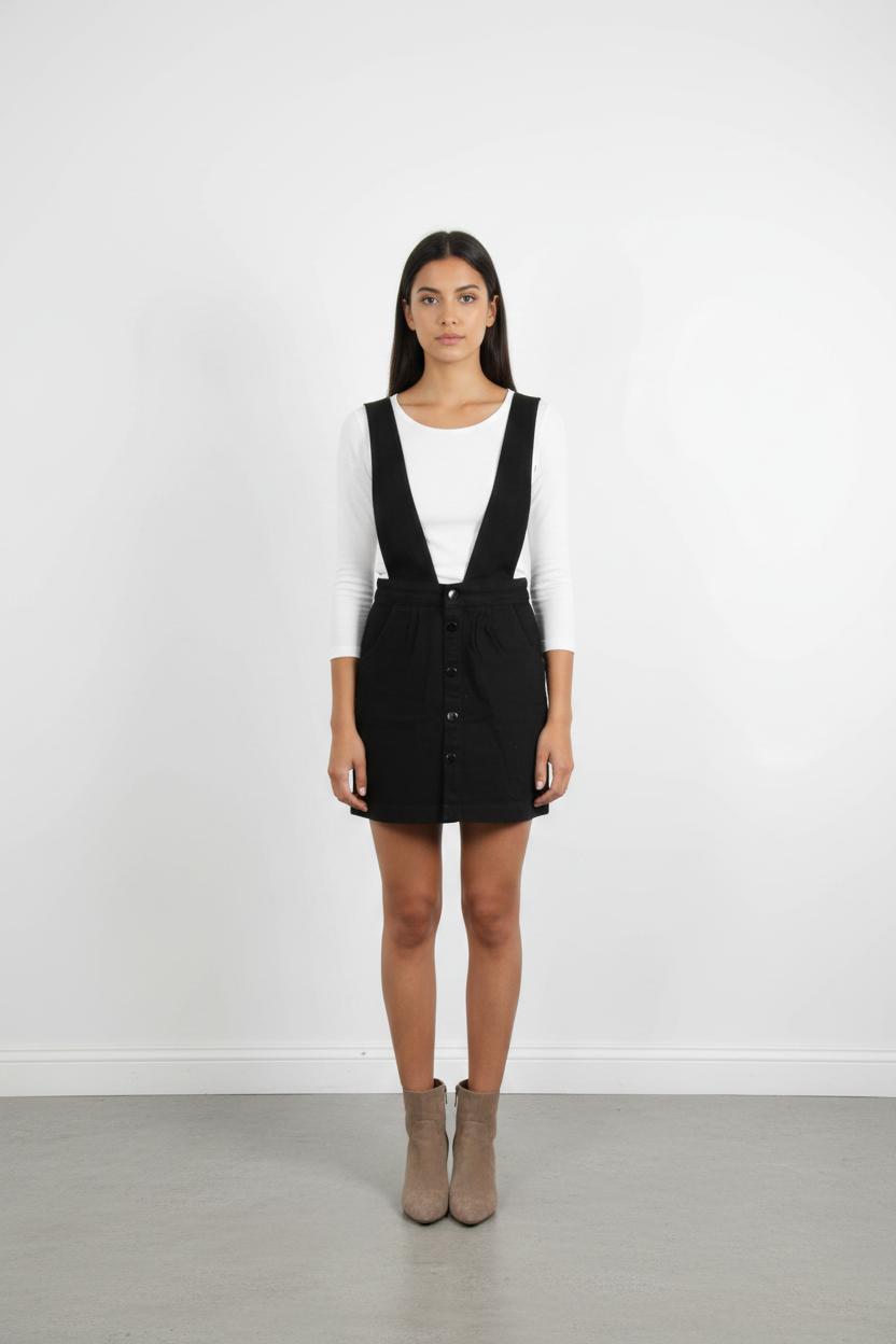 Robe Salopette Noire - Taille S/36