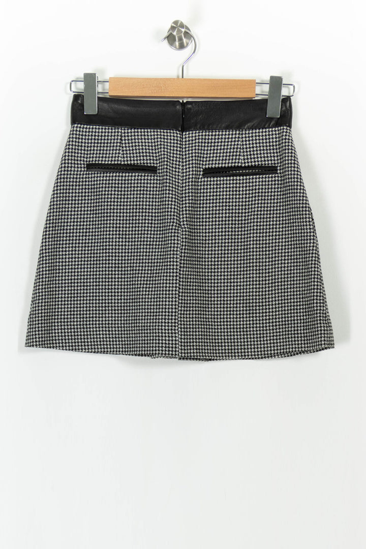 Jupe Courte Noire et Blanche - Taille S/36 de la marque The Kooples | PARAD37951 - Vendu par Paradigme - Image 4