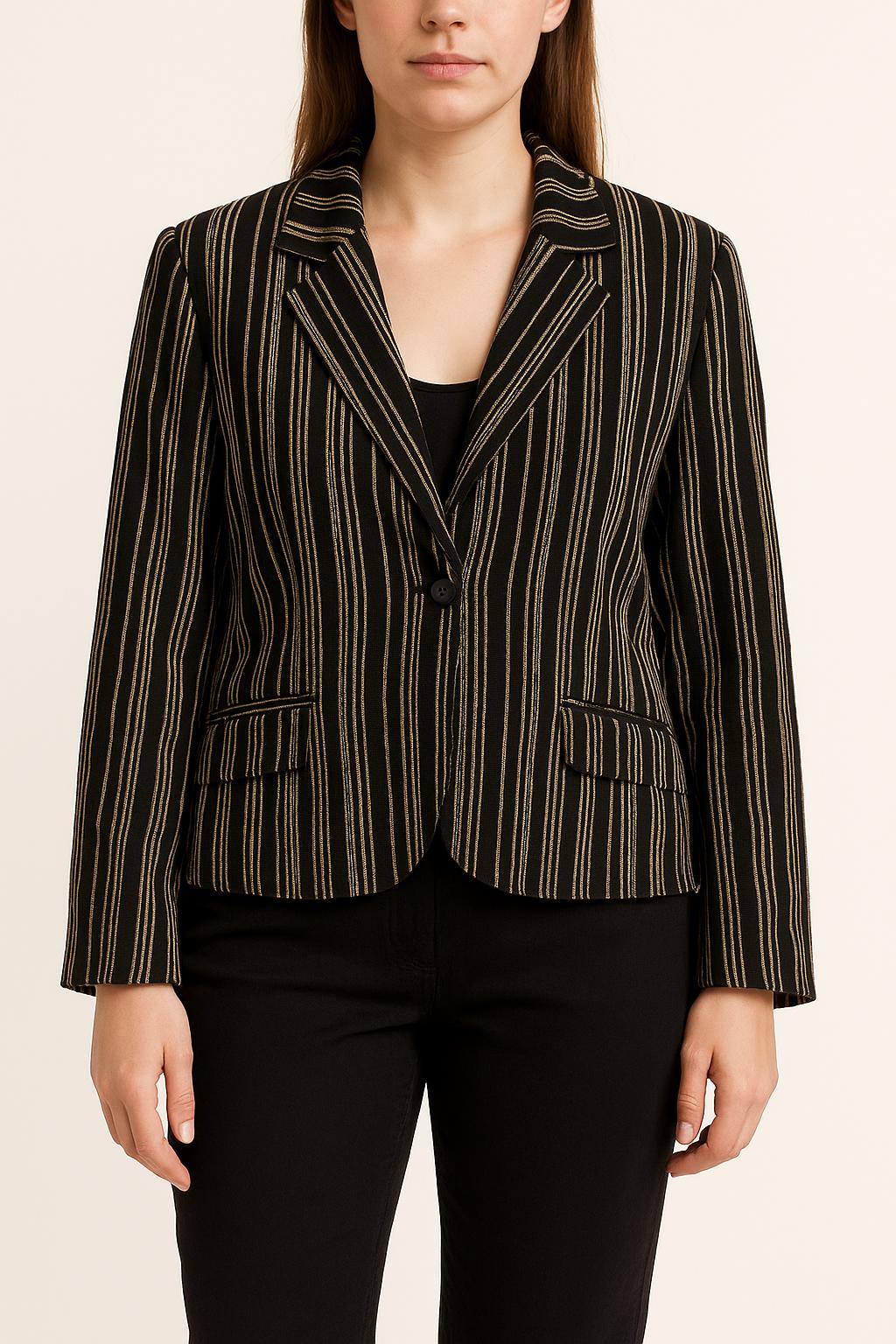 Blazer Noir et Blanc - Taille L/40 de la marque IKKS | PARAD37961 - Vendu par Paradigme - Image 1