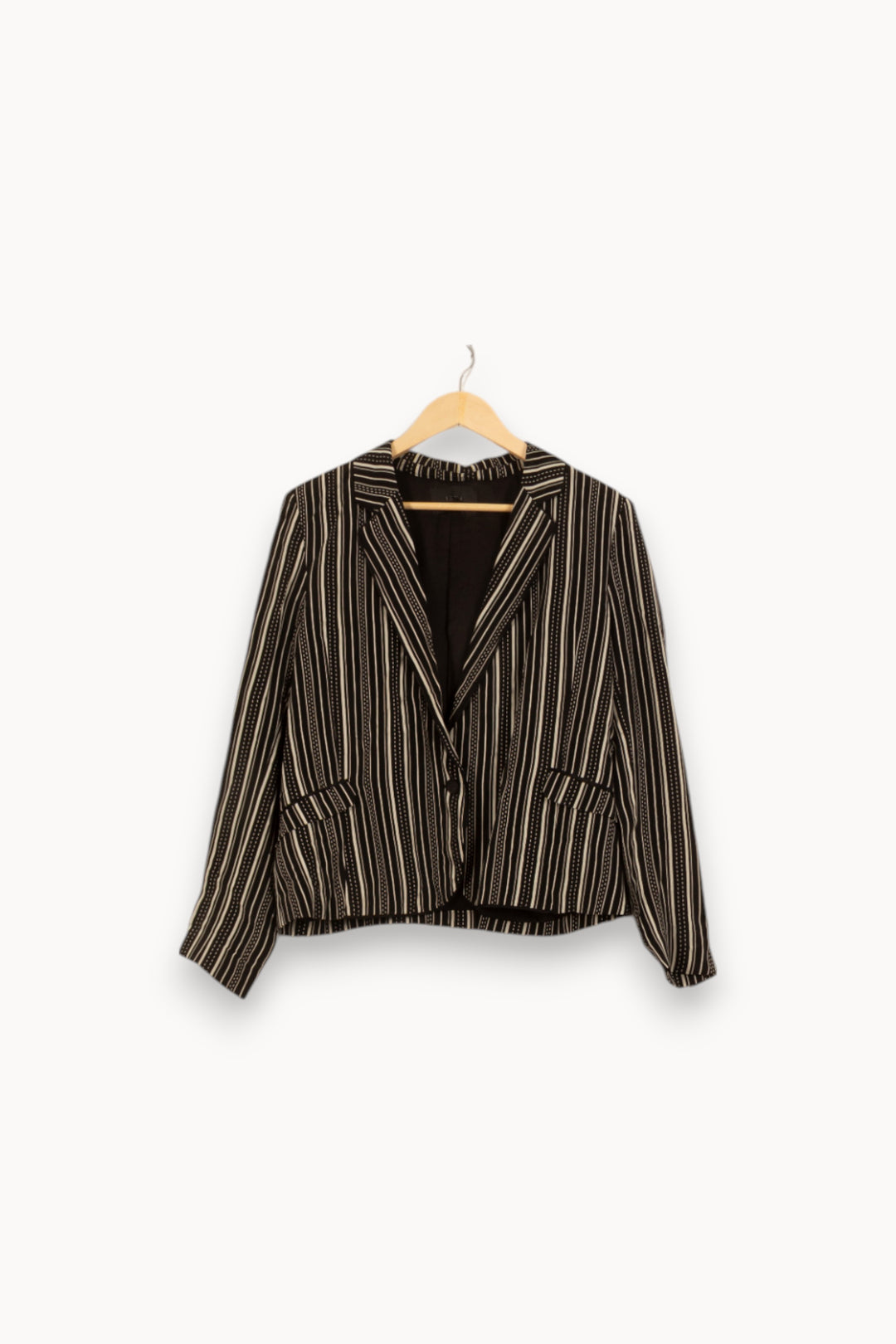 Blazer Noir et Blanc - Taille L/40 de la marque IKKS | PARAD37961 - Vendu par Paradigme - Image 2