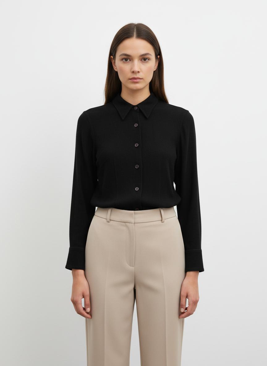 Chemise Noire - Taille S/36