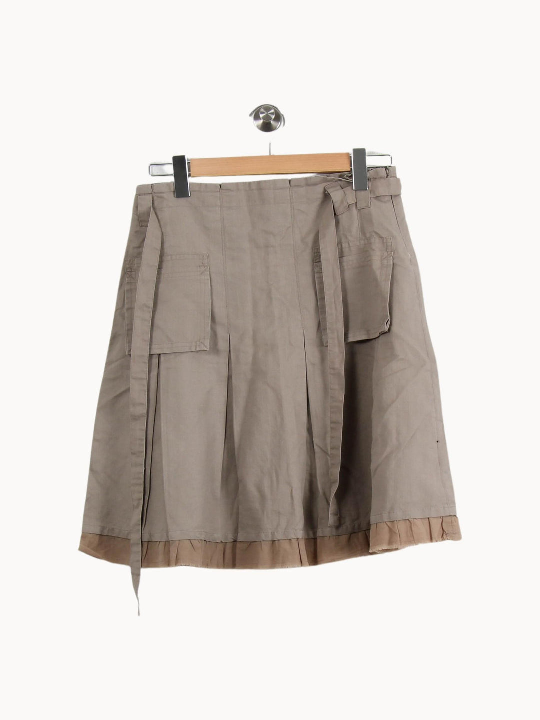 Jupe Courte Beige - Taille M/38 de la marque Essentiel Antwerp | PARAD37972 - Vendu par Paradigme - Image 2