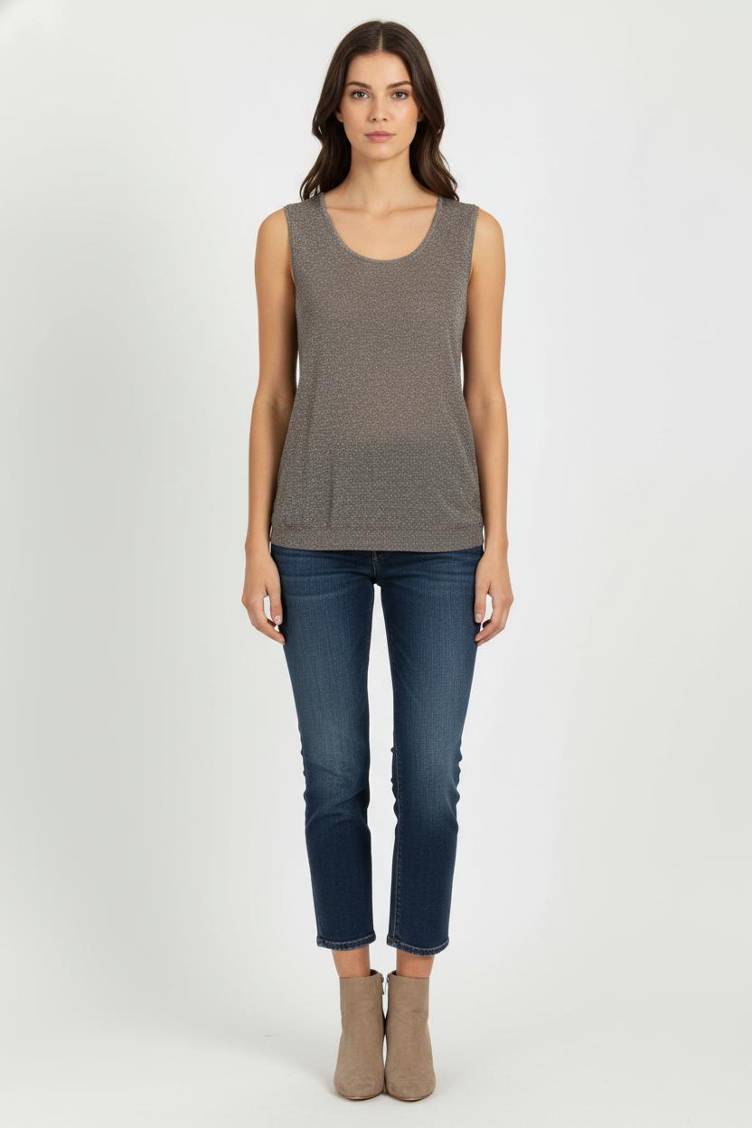 Débardeur Marron - Taille L/40 de la marque Gerard Darel | PARAD37976 - Vendu par Paradigme - Image 1