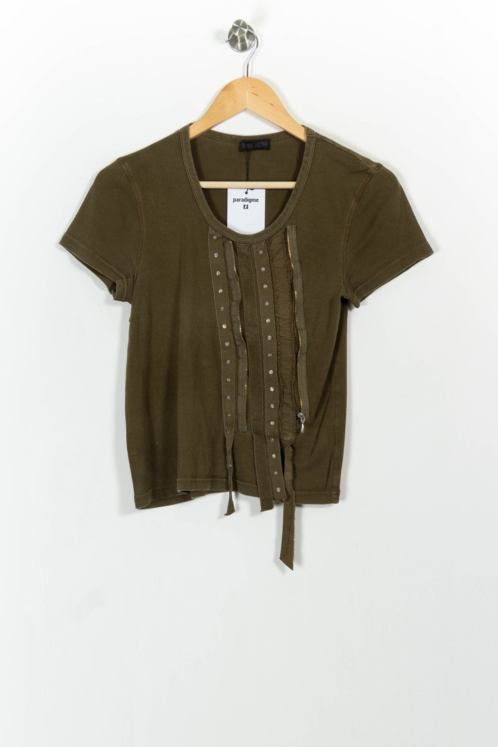 Tee-shirt Vert - Taille S/36 de la marque IKKS | PARAD37979 - Vendu par Paradigme - Image 2