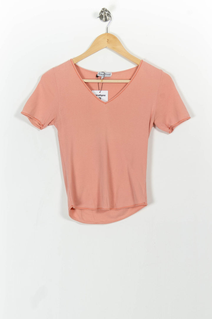 Tee-shirt orange - Taille S/36 de la marque Gerard Darel | PARAD37980 - Vendu par Paradigme - Image 2
