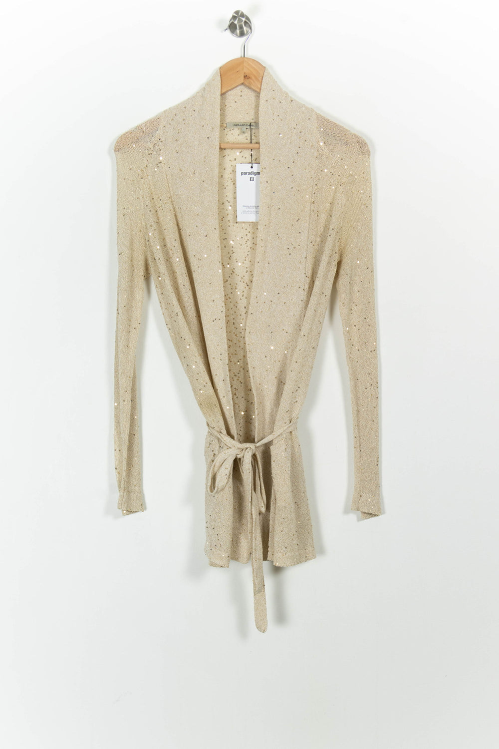 Cardigan Beige - Taille M/38 de la marque Gerard Darel | PARAD37987 - Vendu par Paradigme - Image 2