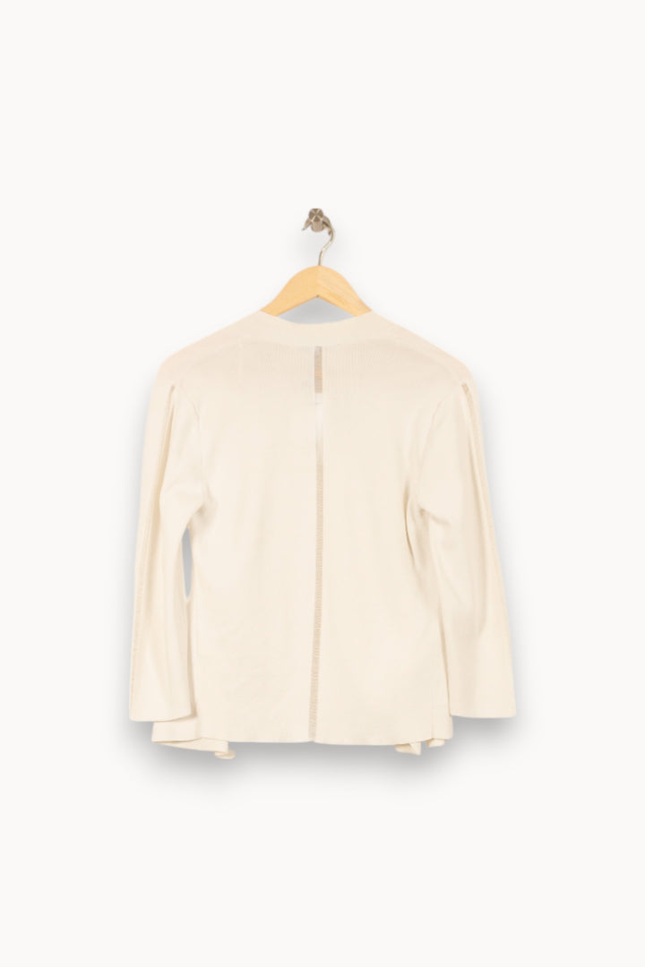 Cardigan Blanc - Taille L/40 de la marque Gerard Darel | PARAD37989 - Vendu par Paradigme - Image 4