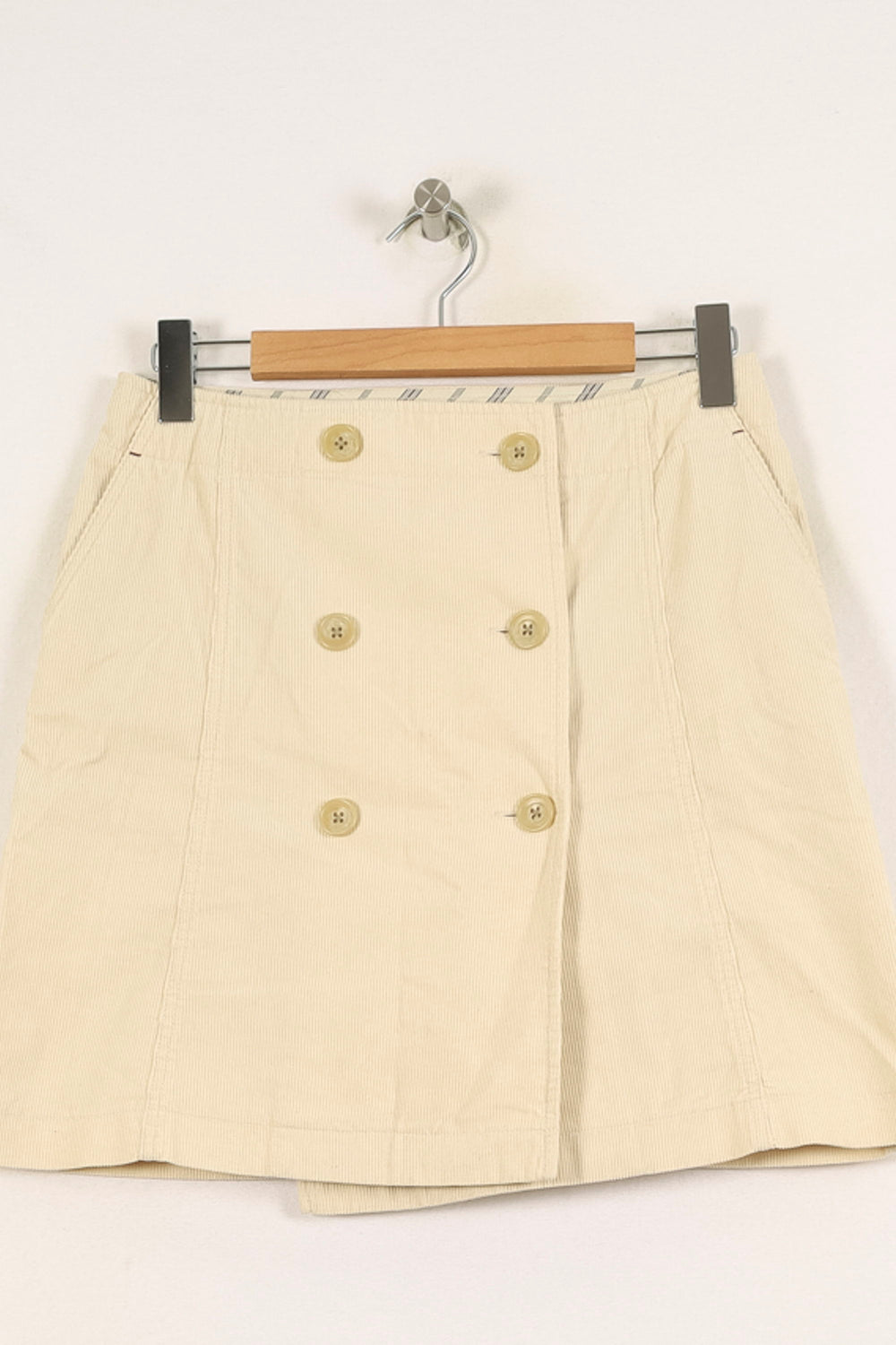 Jupe Courte Beige - Taille M/38 de la marque Ines de la Fressange Paris | PARAD37991 - Vendu par Paradigme - Image 2