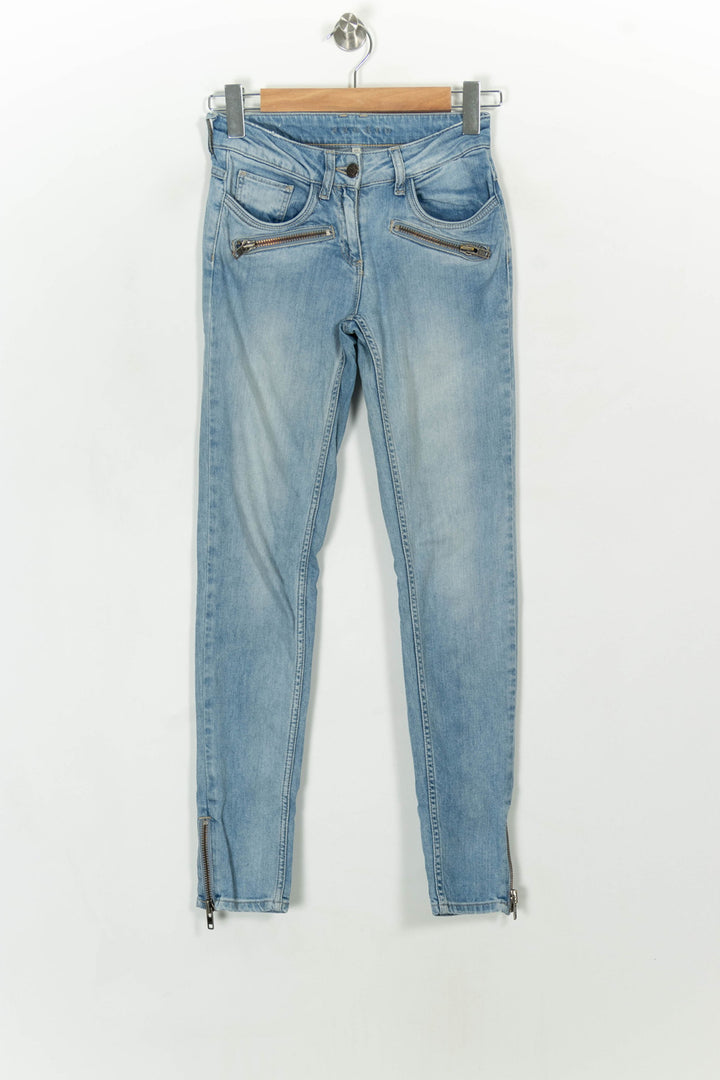Jean Slim Bleu - Taille XS/34 de la marque Sandro | PARAD38008 - Vendu par Paradigme - Image 2